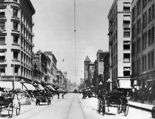 Looking north on Broadway