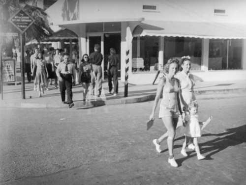 Crossing Andreas Road in Palm Springs