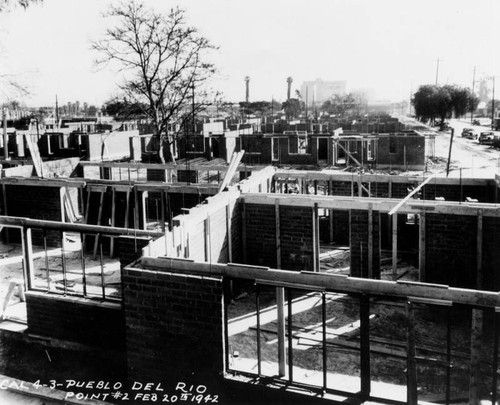 First storey walls and framing at "Point #2"