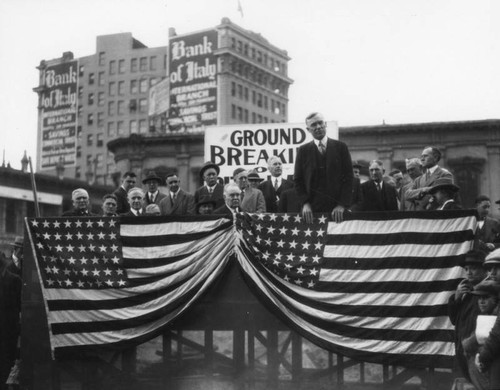 Los Angeles City Hall groundbreaking