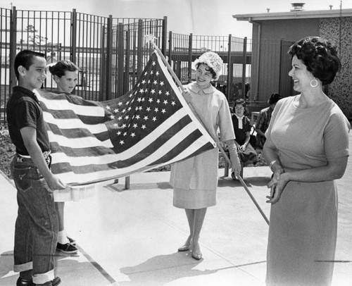 GOP Club donates flag from Capitol