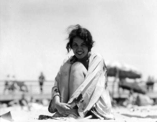 Woman at the beach