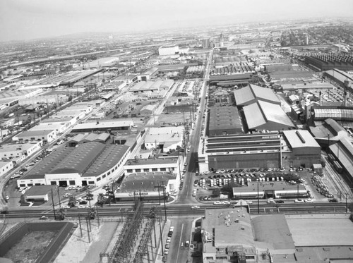 Soto Street and 50th Street, Vernon, looking east