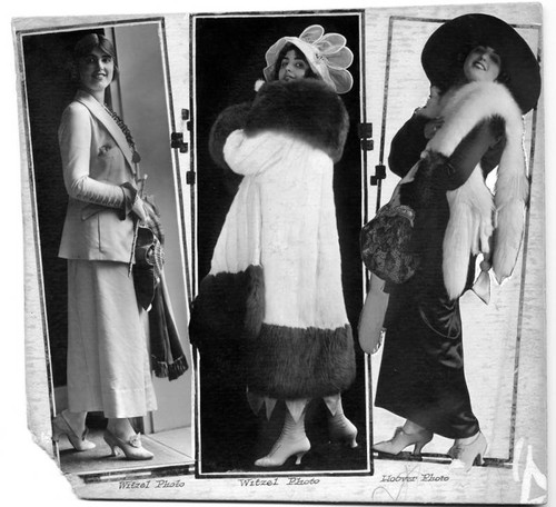 Virginia Rappe, 3 poses