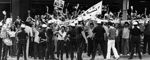 LAPD moves in to move group out