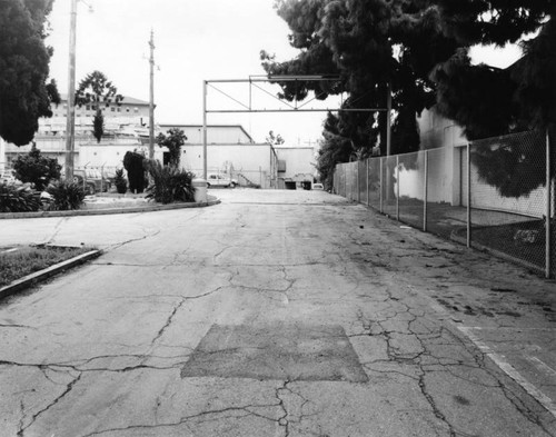 Ambassador Hotel western-most entrance, looking south