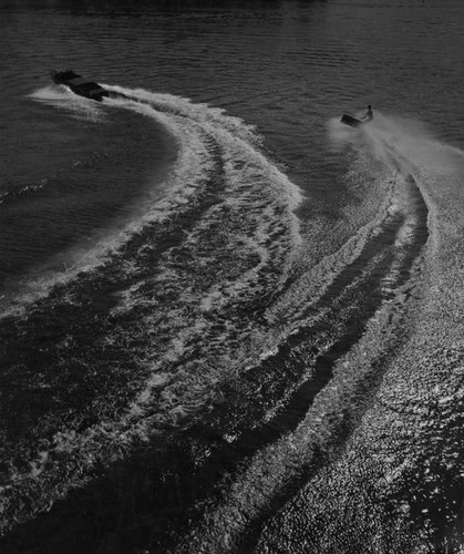 Water skiing at Lake Arrowhead