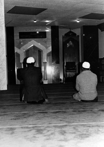 Prayer at Islamic Center of Southern California