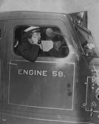 Radio telephone in Engine #58