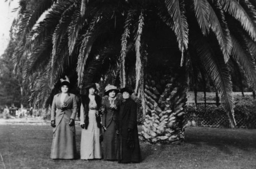 Women in Inglewood cemetery