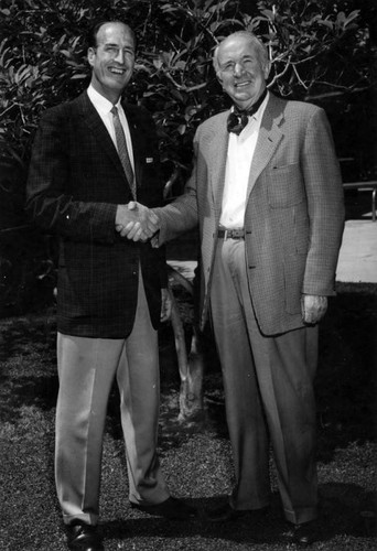 Steve Foote with Walter Brennan