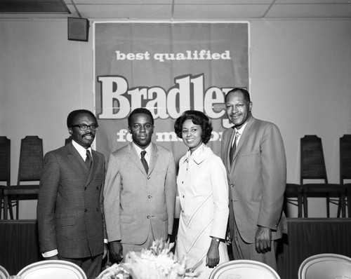 Tom Bradley's first mayoral campaign event