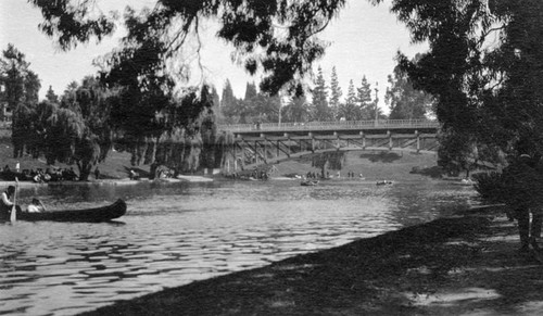 Hollenbeck Park canoes