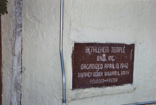 Bethlehem Temple, cornerstone