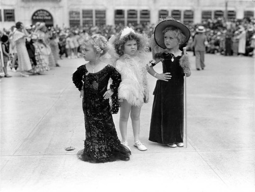 Children pose as movie stars