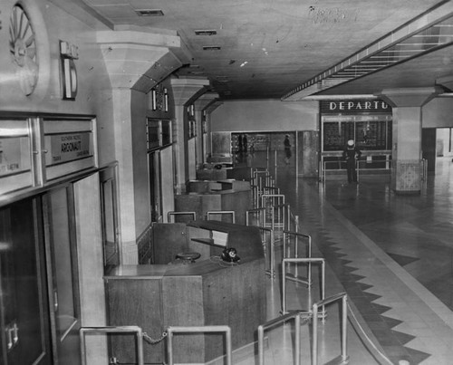 Union Station during railroad strike