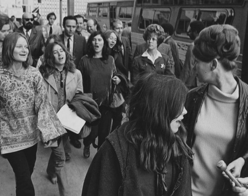 Manson family members arrested at Hall of Justice