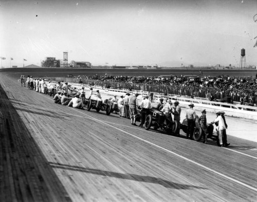 Culver City Speedway starting line, view 53