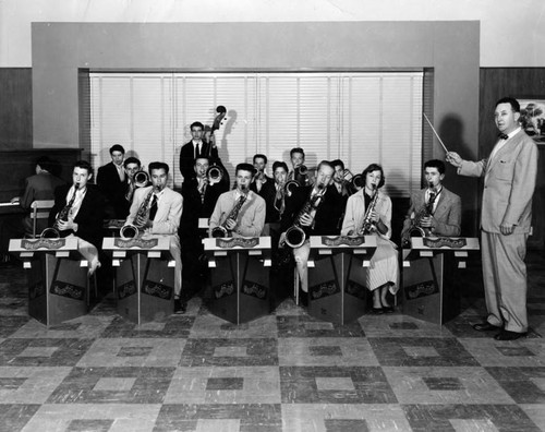 Set swing band's first public appearance — Calisphere