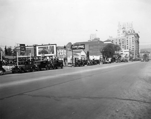 Vine Street, looking north