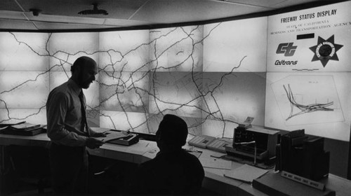 CalTrans freeway status display