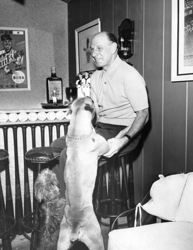 Leo Durocher and dogs