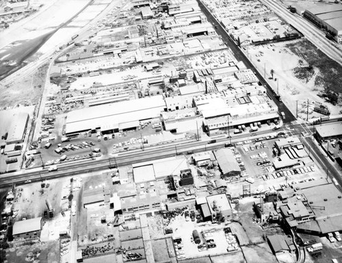 Farmer John Meat Co., Vernon, looking east