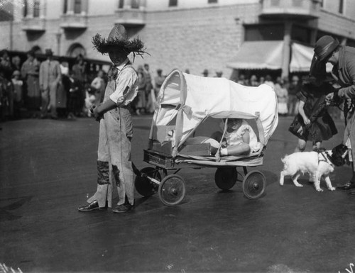 Children's pet show parade