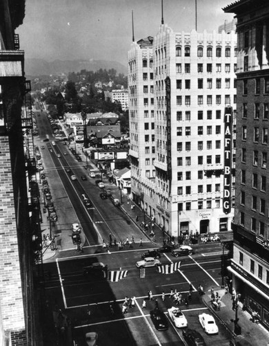 Corner of Hollywood and Vine