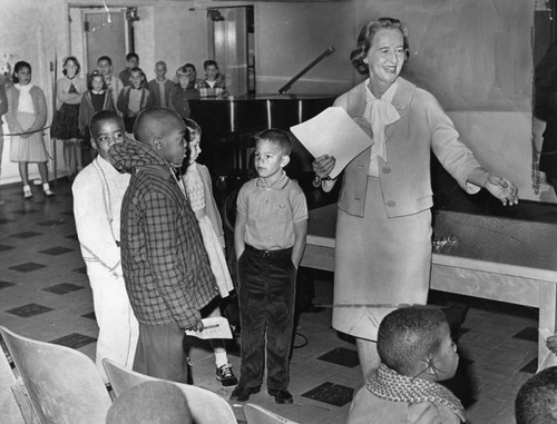 School integration, Osage Ave. School