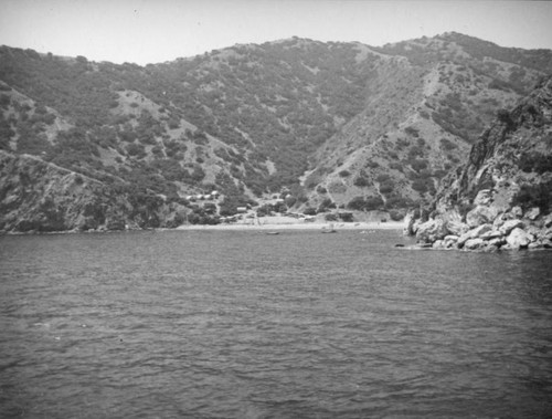 Sandy beach on Catalina Island