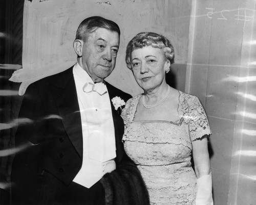 Edward A. Dickson with his wife