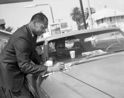 Tom Bradley mayoral campaign, 1969