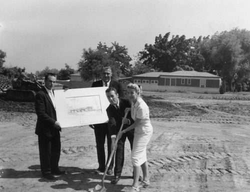 Groundbreaking at Chatsworth Branch, view 3