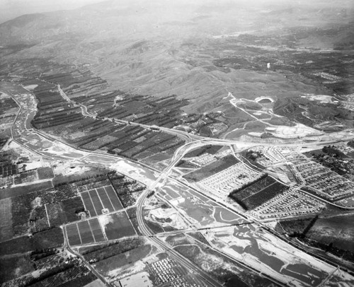 Pacific Drive-In property, Orange, looking southeast