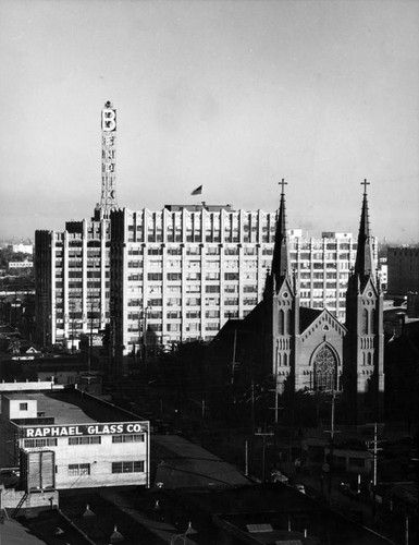 St. Joseph Catholic Church and Bendix Building