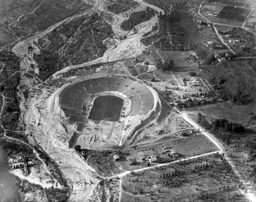 Rose Bowl under construction, view 3