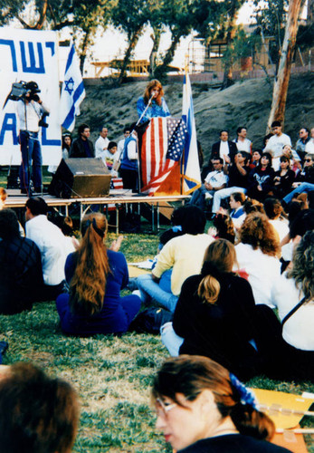 Anti Saddam Hussein rally