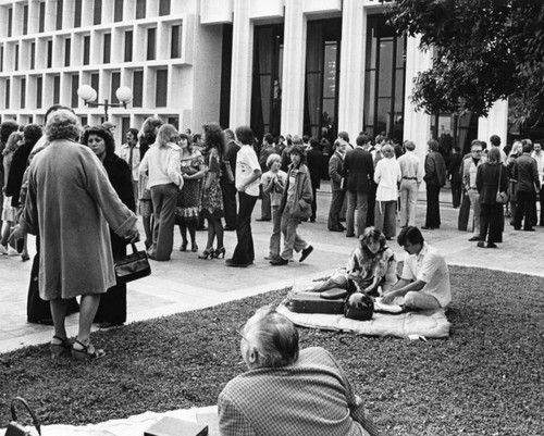 Demonstration at Ambassador College