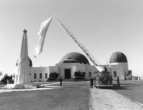 Fire fighters at Observatory