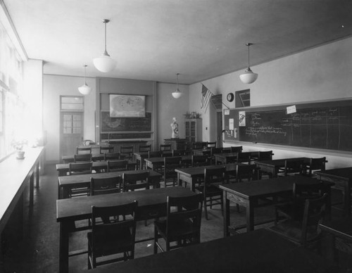 Hollywood High School science classroom