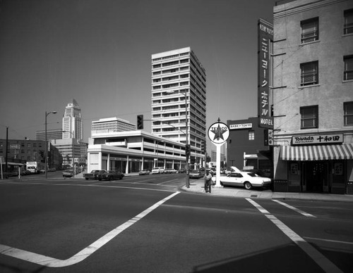 Kajima building and Sumitomo Bank at 2nd and San Pedro