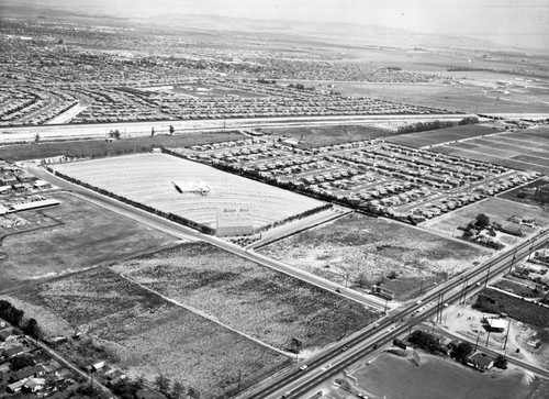 Harbor Boulevard Drive-In, Santa Ana, looking southeast