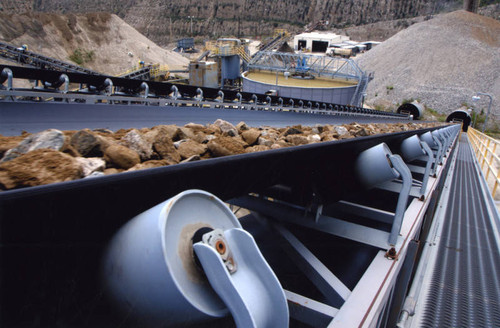 Conveyor at Reliance Rock plant