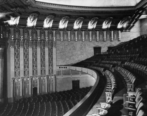 Interior view of the Wiltern Theater