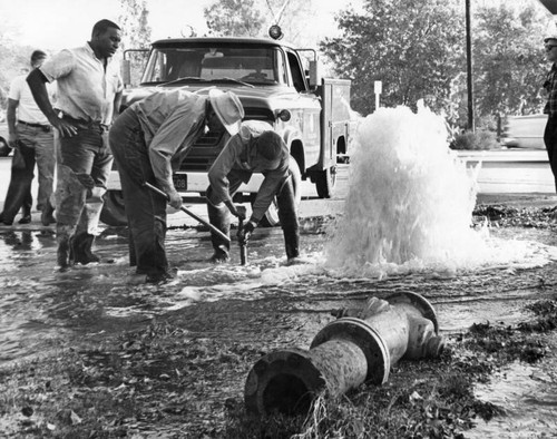 Hydrant hit when gas pedal sticks on car