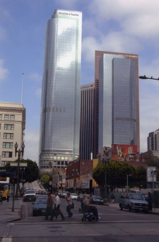 High-rise buildings, downtown