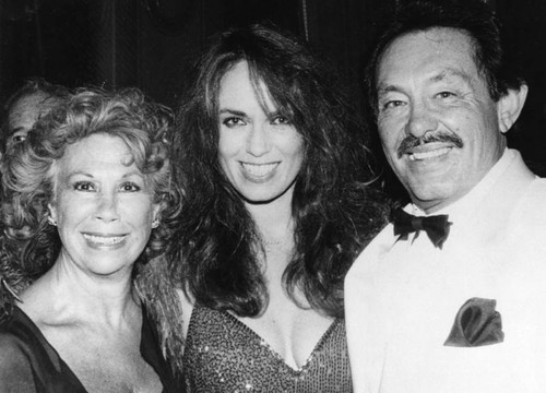 Pete and Helen Rodriguez with Catherine Bach