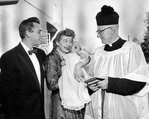 Lucille Ball's daughter christened