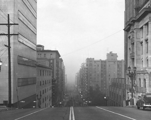 Looking south on Grand